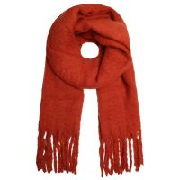 SELECTED | Sjaal franje oranje 1